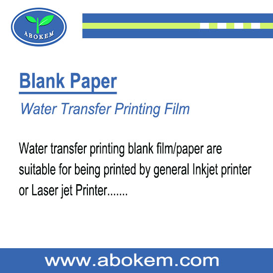 Water Transfer Printing Blank Paper