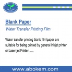 Water Transfer Printing Blank Paper
